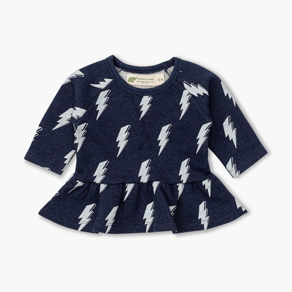 Monica + Andy Peplum Sweatshirt 6-12 months